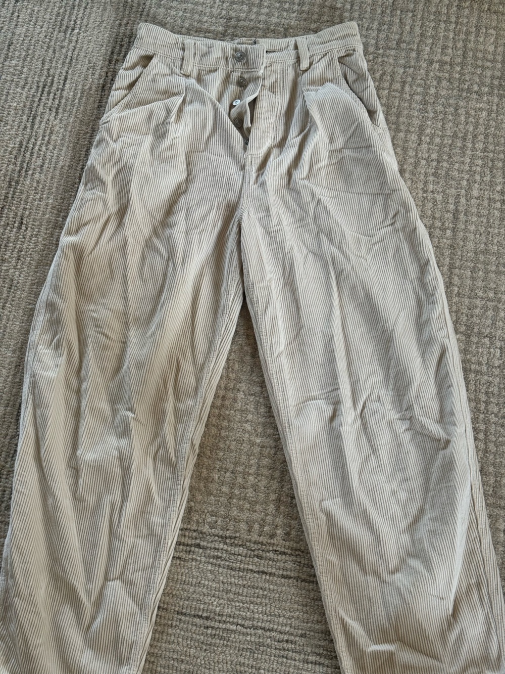 Women’s Corduroy Cream Pants